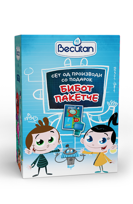 Gift set with Bibot robot - Becutan in Bibi's World